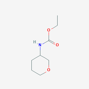 molecular formula C8H15NO3 B14478423 Ethyl oxan-3-ylcarbamate CAS No. 68001-56-9