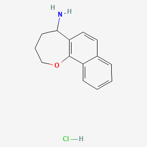2H,3H,4H,5H-naphtho[1,2-b]oxepin-5-amine hydrochloride