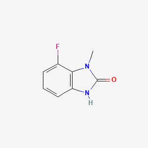 molecular formula C8H7FN2O B1447859 7-Fluoro-1-methyl-1H-benzo[d]imidazol-2(3H)-one CAS No. 1023301-32-7