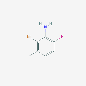 molecular formula C7H7BrFN B1447860 2-Bromo-6-fluoro-3-methylaniline CAS No. 1504951-15-8