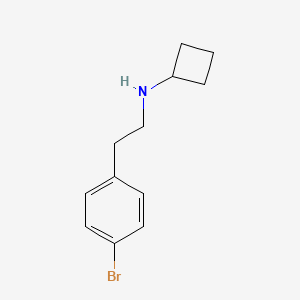 molecular formula C12H16BrN B1447862 N-[2-(4-溴苯基)乙基]环丁胺 CAS No. 1781534-10-8