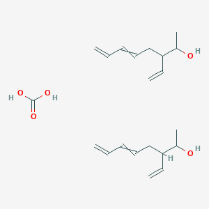 molecular formula C21H34O5 B14478675 Carbonic acid;3-ethenylocta-5,7-dien-2-ol CAS No. 65143-32-0