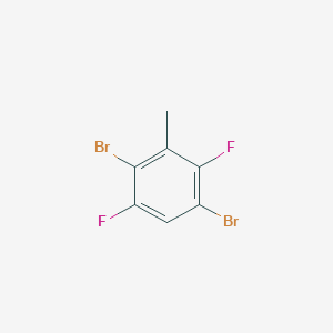 molecular formula C7H4Br2F2 B1447868 2,5-二溴-3,6-二氟甲苯 CAS No. 1803776-06-8
