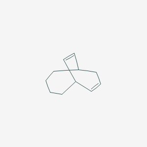 molecular formula C11H16 B14478891 Bicyclo[4.3.2]undeca-7,10-diene CAS No. 65850-84-2