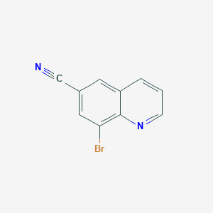 molecular formula C10H5BrN2 B1447891 6-Quinolinecarbonitrile, 8-bromo- CAS No. 1378261-11-0