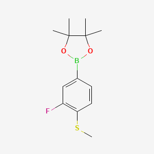 3-Fluoro-4-(methylthio)phenylboronic acid pinacol ester