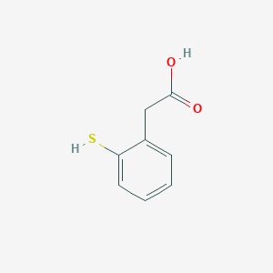 molecular formula C8H8O2S B014479 2-Mercaptophenylacetic acid CAS No. 39161-85-8