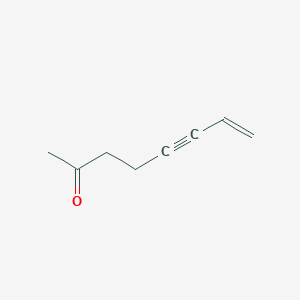 molecular formula C8H10O B14479044 Oct-7-EN-5-YN-2-one CAS No. 67546-63-8