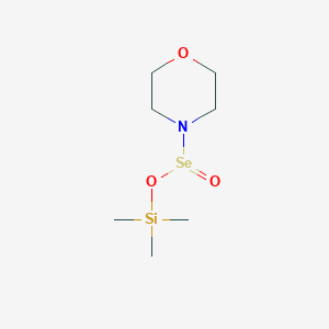 molecular formula C7H17NO3SeSi B14479070 Trimethylsilyl morpholine-4-seleninate CAS No. 67263-59-6