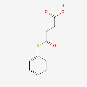 molecular formula C10H10O3S B14479148 4-Oxo-4-(phenylsulfanyl)butanoic acid CAS No. 65952-94-5