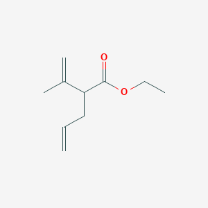 molecular formula C10H16O2 B14479226 Ethyl 2-(prop-1-en-2-yl)pent-4-enoate CAS No. 64861-90-1