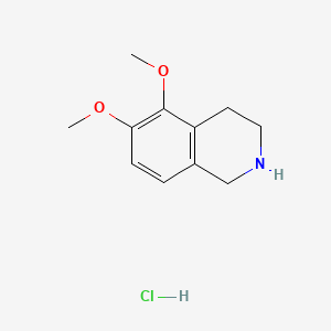 molecular formula C11H16ClNO2 B1447925 5,6-Dimethoxy-1,2,3,4-tetrahydroisoquinoline hydrochloride CAS No. 63905-67-9