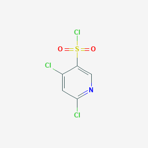 molecular formula C5H2Cl3NO2S B1447927 4,6-Dichloropyridine-3-sulfonyl chloride CAS No. 1402666-75-4