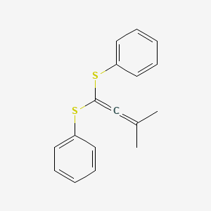 molecular formula C17H16S2 B14479322 CID 71367596 CAS No. 67945-62-4