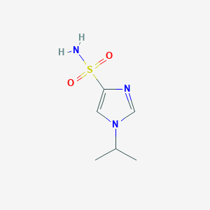 molecular formula C6H11N3O2S B1447937 1-(propan-2-yl)-1H-imidazole-4-sulfonamide CAS No. 1423029-76-8