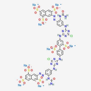 molecular formula C52H30Cl2N18Na8O26S8 B14479417 Procion Yellow H-E 4R CAS No. 68133-40-4