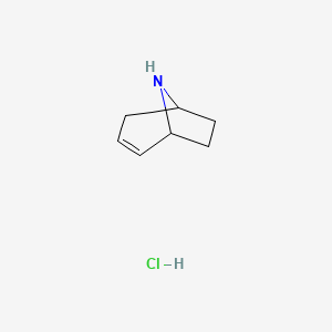 molecular formula C7H12ClN B1447948 8-Azabicyclo[3.2.1]oct-2-ene hydrochloride CAS No. 1423024-34-3
