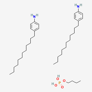 molecular formula C40H73N2O4P B14479484 Butyl dihydrogen phosphate;4-dodecylaniline CAS No. 68170-23-0