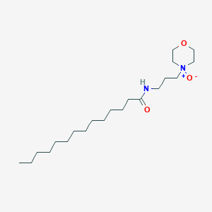 molecular formula C21H42N2O3 B14479491 Tetradecanamide, N-[3-(4-oxido-4-morpholinyl)propyl]- CAS No. 66161-56-6