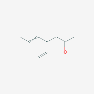 molecular formula C9H14O B14479497 4-Ethenylhept-5-en-2-one CAS No. 64810-49-7