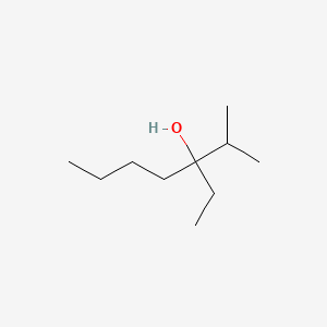 molecular formula C10H22O B14479516 3-Ethyl-2-methylheptan-3-ol CAS No. 66719-37-7