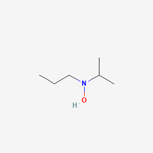 molecular formula C6H15NO B14479519 N-propan-2-yl-N-propylhydroxylamine CAS No. 65616-16-2