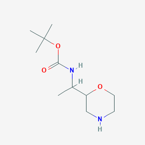 tert-butyl N-[1-(morpholin-2-yl)ethyl]carbamate