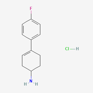 4-(4-Fluorophenyl)cyclohex-3-en-1-amine hydrochloride