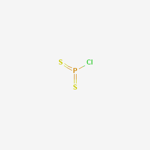 molecular formula ClPS2 B14479661 Phosphenodithioic chloride CAS No. 67318-23-4