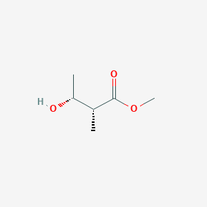 molecular formula C6H12O3 B14479754 methyl (2R,3R)-3-hydroxy-2-methylbutanoate CAS No. 66767-61-1