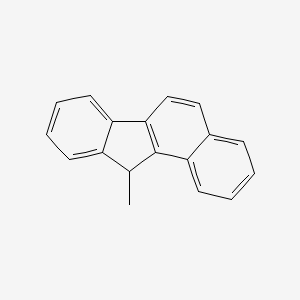 molecular formula C18H14 B14479801 11-methyl-11H-benzo[a]fluorene CAS No. 71265-25-3