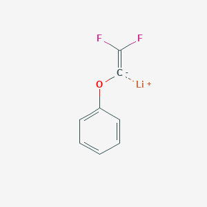 molecular formula C8H5F2LiO B14479813 lithium;2,2-difluoroethenoxybenzene CAS No. 65566-49-6