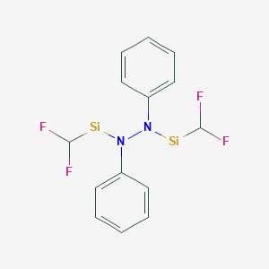 molecular formula C14H12F4N2Si2 B14479827 CID 78063813 