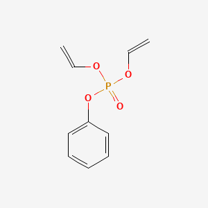 molecular formula C10H11O4P B14479870 Diethenyl phenyl phosphate CAS No. 67360-52-5