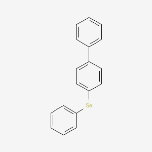 molecular formula C18H14Se B14479892 4-(Phenylselanyl)-1,1'-biphenyl CAS No. 65490-22-4