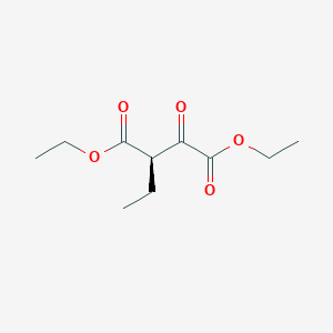 molecular formula C10H16O5 B14479914 Diethyl (2R)-2-ethyl-3-oxobutanedioate CAS No. 64864-53-5