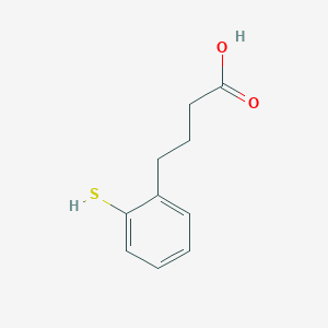molecular formula C10H12O2S B014480 4-(2-sulfanylphenyl)butanoic Acid CAS No. 359436-78-5
