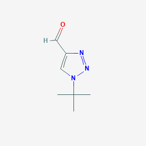 molecular formula C7H11N3O B144800 1-(tert-Butyl)-1H-1,2,3-triazole-4-carbaldehyde CAS No. 129027-65-2