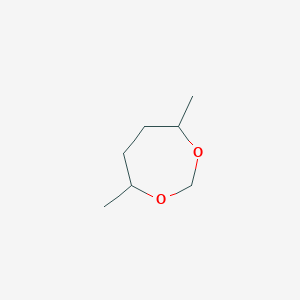 molecular formula C7H14O2 B14480056 4,7-Dimethyl-1,3-dioxepane CAS No. 66115-47-7