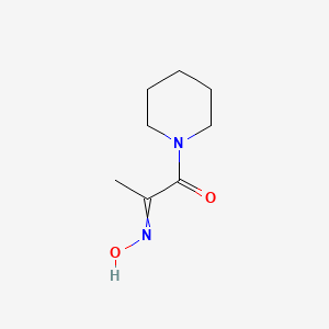 molecular formula C8H14N2O2 B14480103 2-(Hydroxyimino)-1-(piperidin-1-yl)propan-1-one CAS No. 70791-40-1