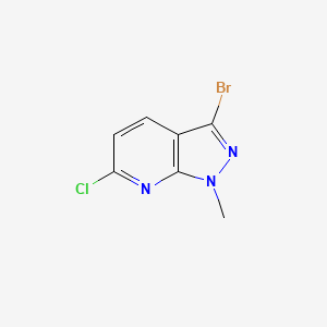 3-Bromo-6-chloro-1-methyl-1H-pyrazolo[3,4-b]pyridine