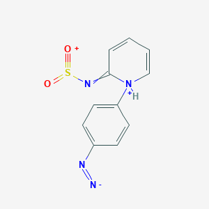 4-[2-(Sulfinoimino)-1(2H)-pyridyl]benzenediazonium
