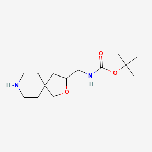 tert-Butyl (2-oxa-8-azaspiro[4.5]decan-3-ylmethyl)carbamate