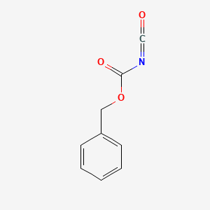 molecular formula C9H7NO3 B14480239 Carbonisocyanatidic acid, phenylmethyl ester CAS No. 69032-16-2