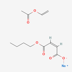 molecular formula C12H17NaO6 B14480249 sodium;(Z)-4-butoxy-4-oxobut-2-enoate;ethenyl acetate CAS No. 65294-10-2