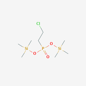 molecular formula C8H22ClO3PSi2 B14480257 Bis(trimethylsilyl) (2-chloroethyl)phosphonate CAS No. 67344-36-9