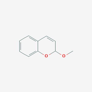 molecular formula C10H10O2 B14480323 2-Methoxy-2H-1-benzopyran CAS No. 66898-47-3