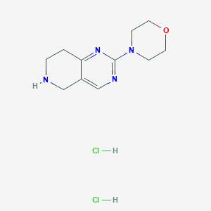4-{5H,6H,7H,8H-pyrido[4,3-d]pyrimidin-2-yl}morpholine dihydrochloride