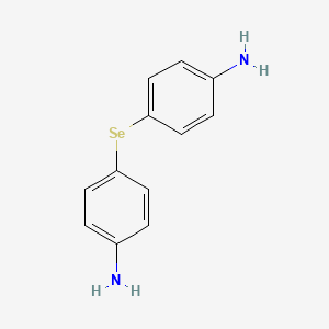 molecular formula C12H12N2Se B14480330 Benzenamine, 4,4'-selenobis- CAS No. 65130-25-8