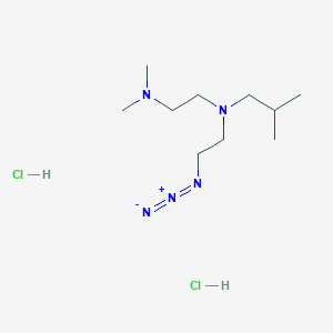 {2-[(2-Azidoethyl)(2-methylpropyl)amino]ethyl}dimethylamine dihydrochloride
